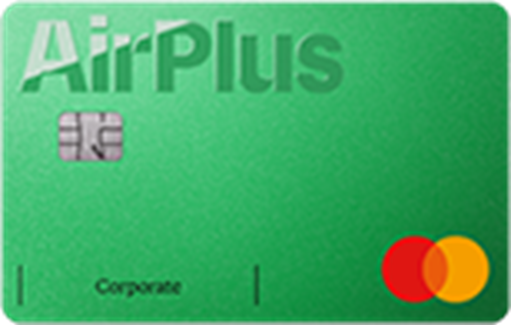 AirPlus Corporate Card in green.